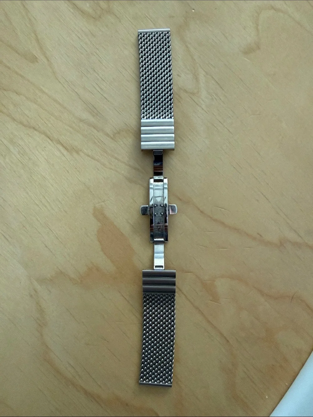 Staib 2792 Matte Stainless Steel Milanese Mesh Watch Bracelet - 20mm Regular - Picture 2 of 5